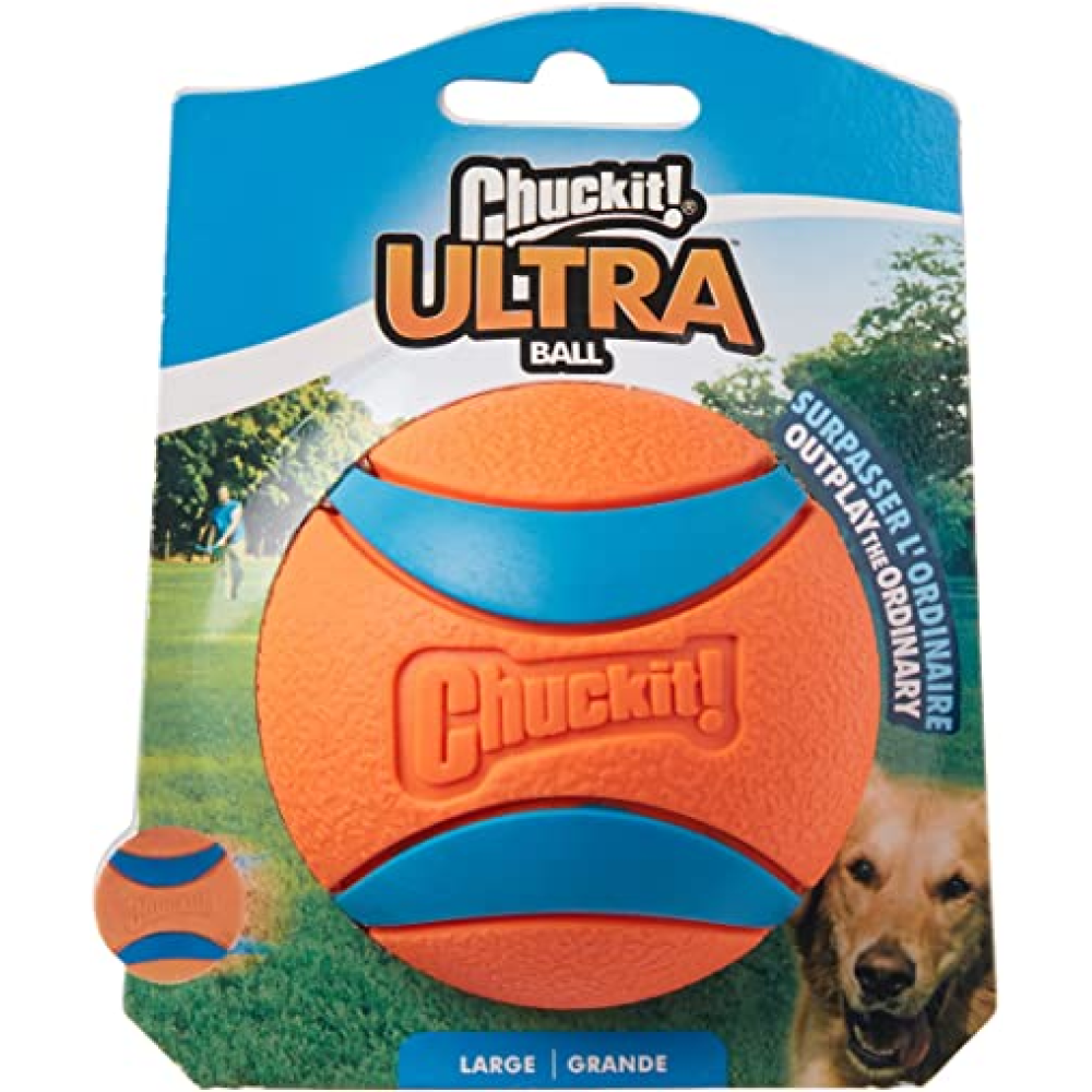 Petmate Chuckit Ultra Ball for Dogs (Orange/Blue)