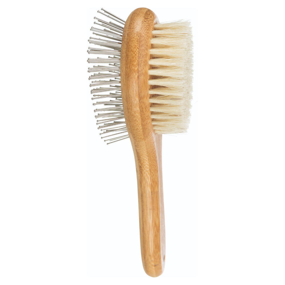 Trixie Double-Sided Bamboo Brush for Dogs