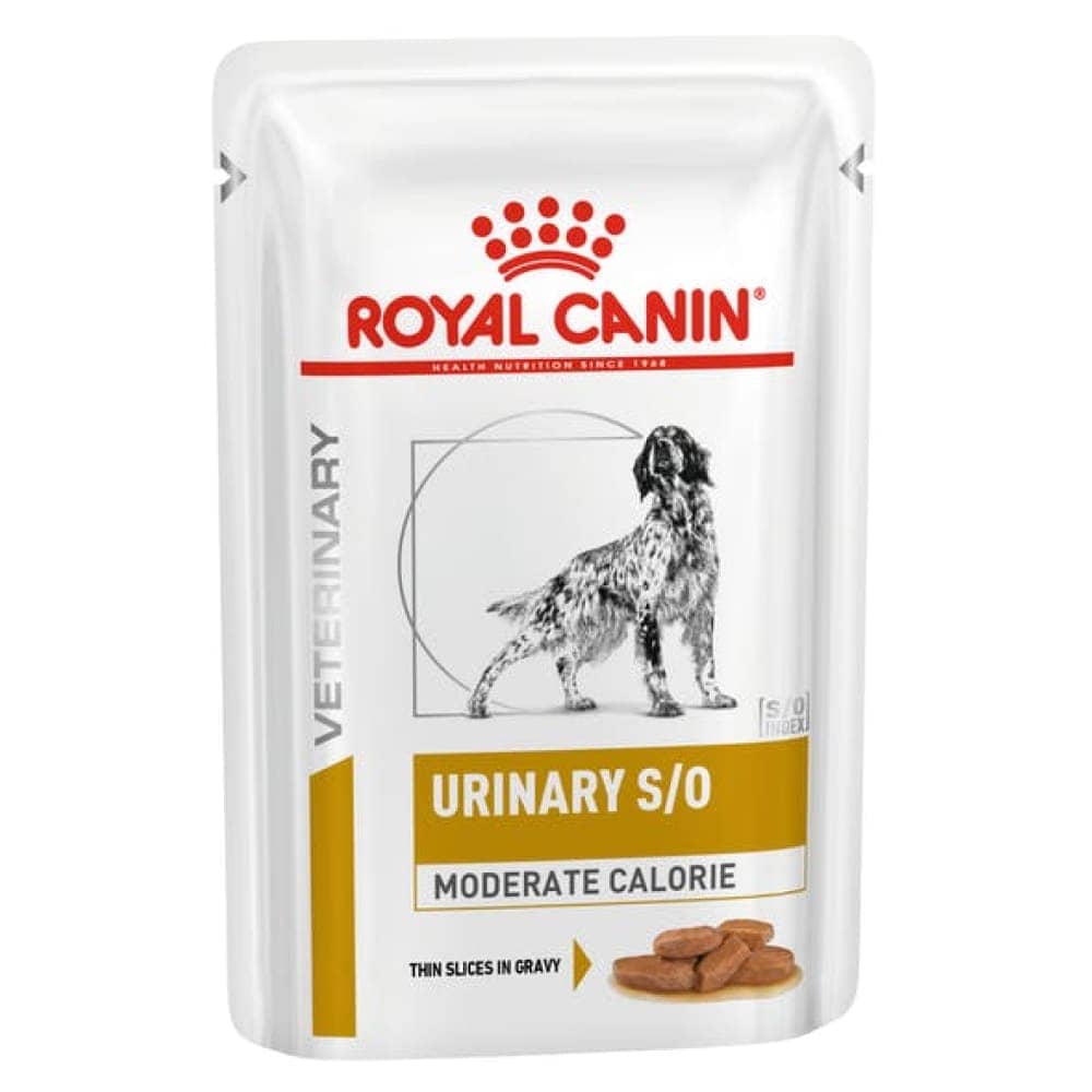 Royal Canin Veterinary Diet Urinary S/O Moderate Calorie Dog Wet Food (Pack of 12)