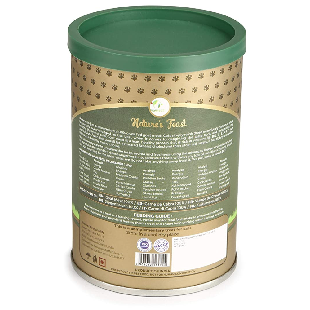 Pawfect Natures Feast Goat Meat Cat Treats