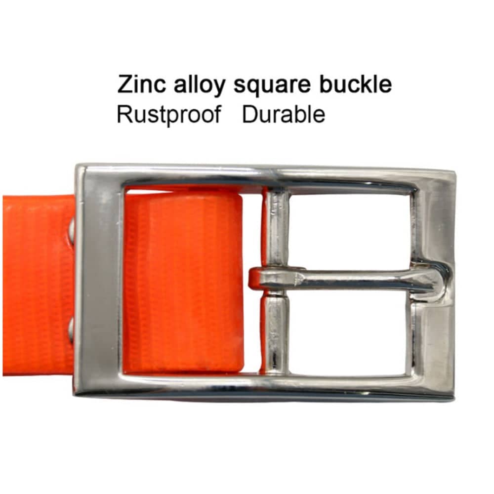 Glenand Petz Matte Finish Collar for Dogs (Orange)