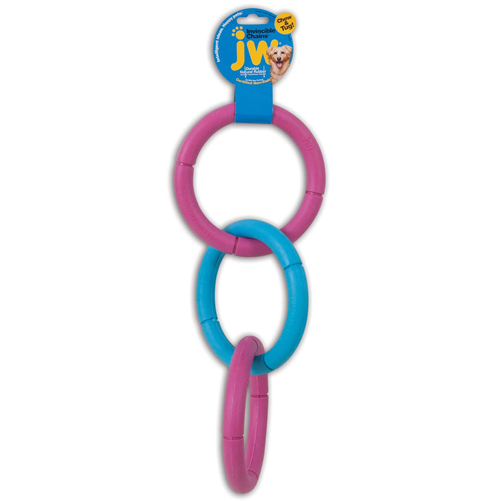 Petmate JW Large Triple Invincible Chains Dog Toy (Assorted Colors)