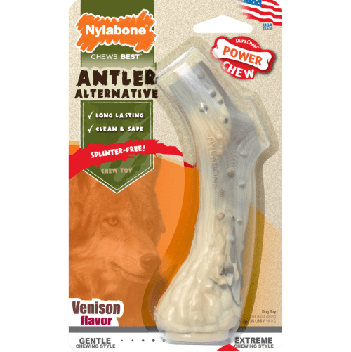 Nylabone Spilt Antler Nature Inspired Power Chew Toy