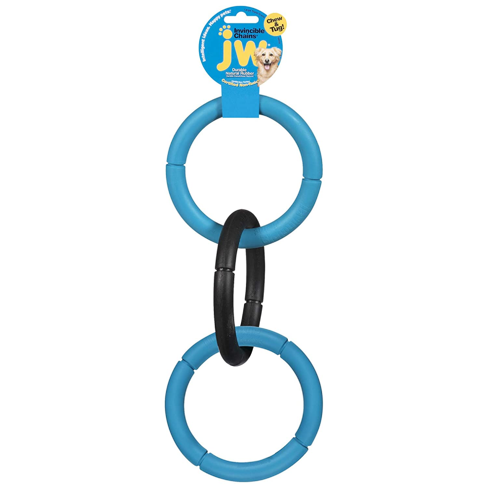 Petmate JW Large Triple Invincible Chains Dog Toy (Assorted Colors)