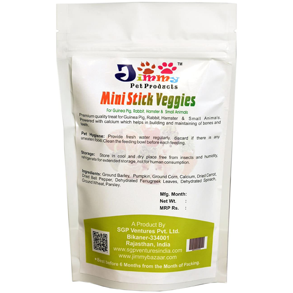 JiMMy Mini Stick Veggies for Small Animals