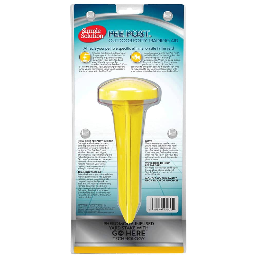 Simple Solution Pee Post Outdoor Potty Training Aid for Dogs