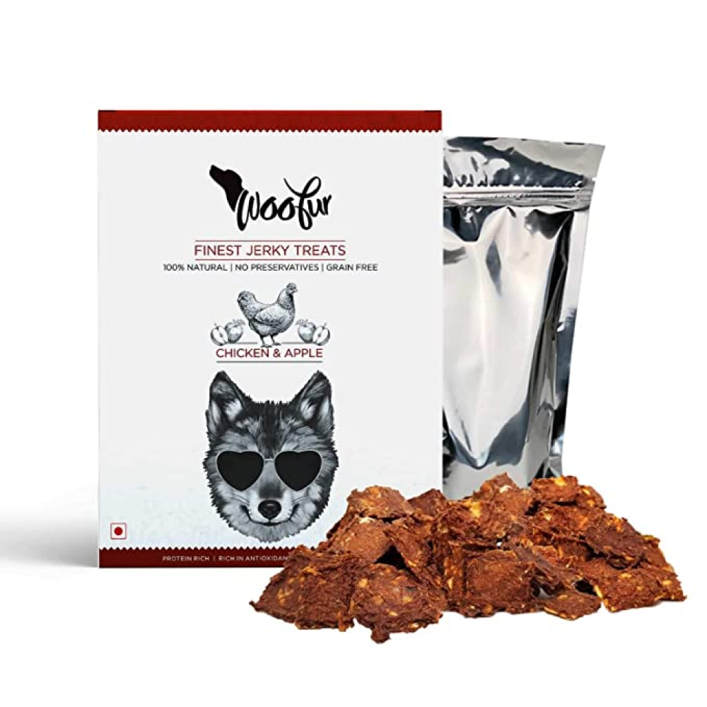 Woofur finest Jerky Chicken & Apple Dog Treats
