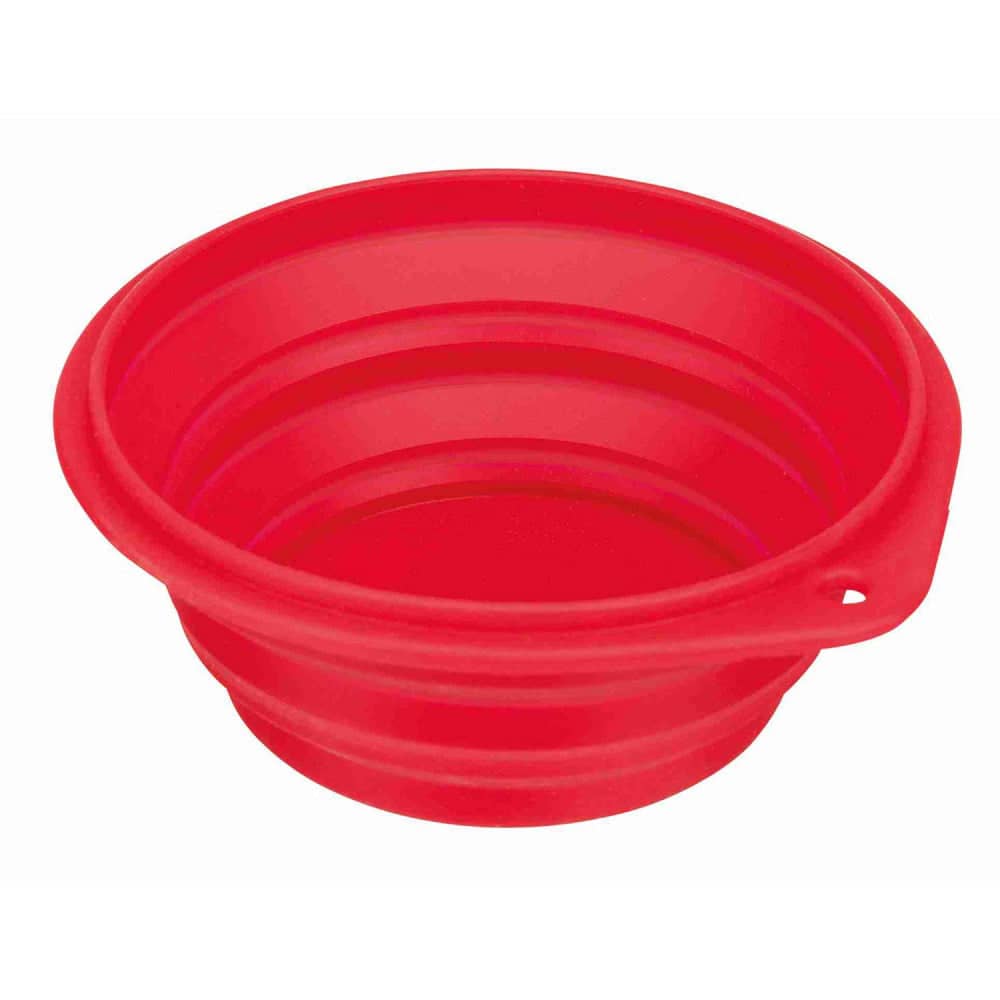 Trixie Foldable Travel Silicon Bowl for Pets (Assorted)