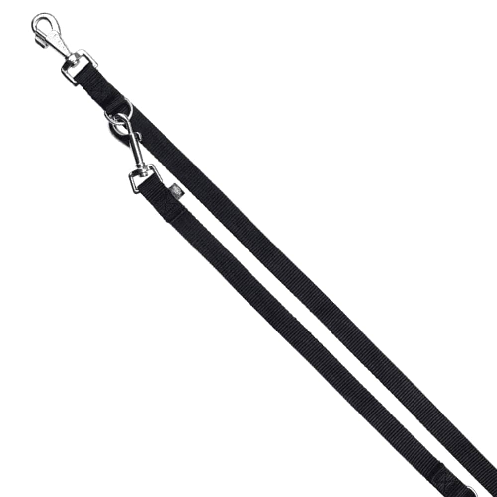 Trixie Classic 3 Stage Adjustable Leash for Dogs (Black)