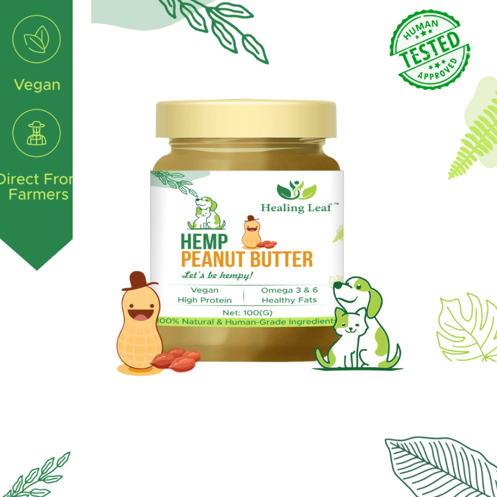 Healing Leaf Hemp Peanut Butter for Pets