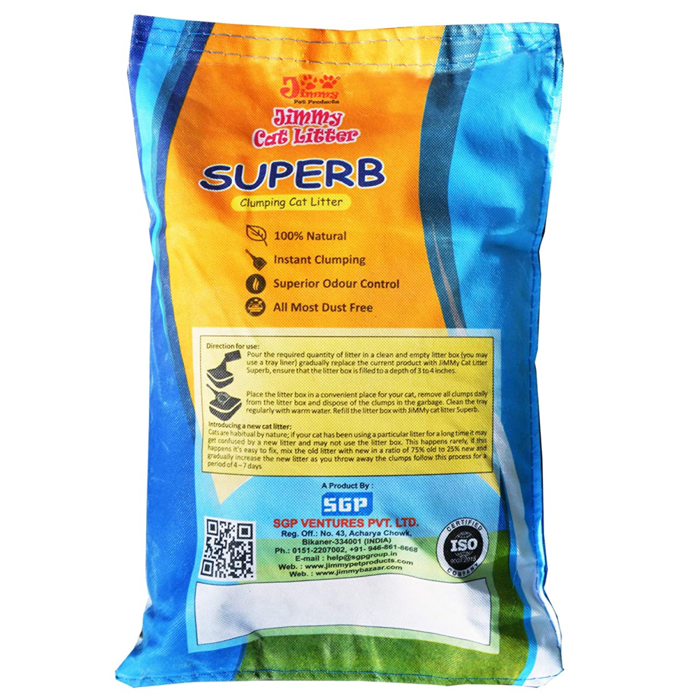 JiMMy Cat Litter Superb Clumping Baby Powder Fragrance for Cats