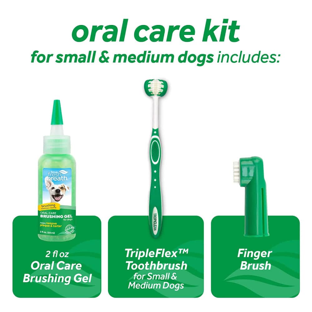Tropiclean Fresh Breath Oral Care Traditional Kit For Puppies