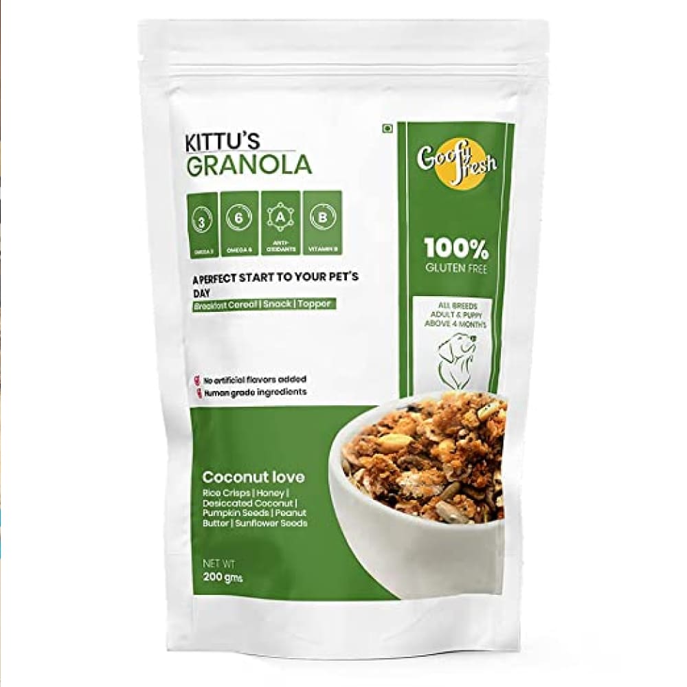 Goofy Tails Kittuƒ??s Granola Coconut Love Dog Treats