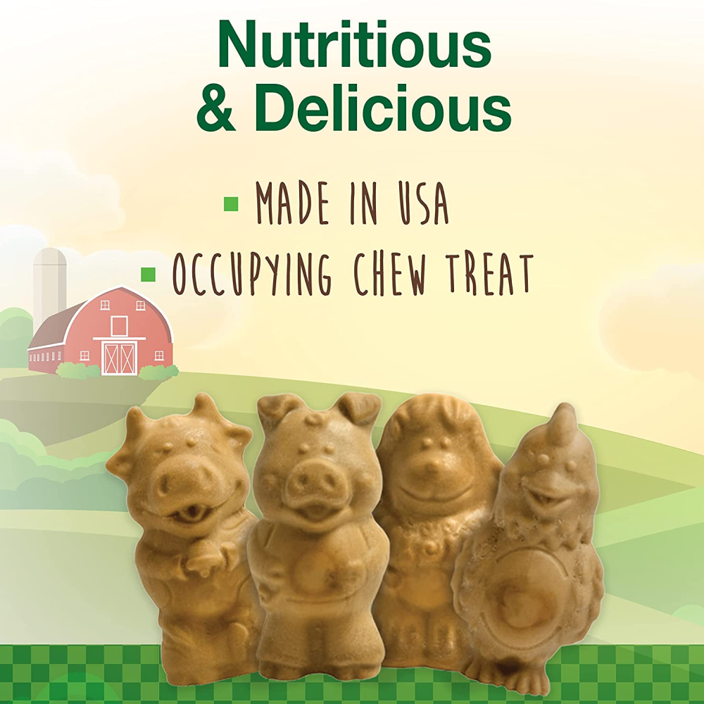Nylabone Lamb & Apple Flavour Natural Healthy Edibles Puppy Treats