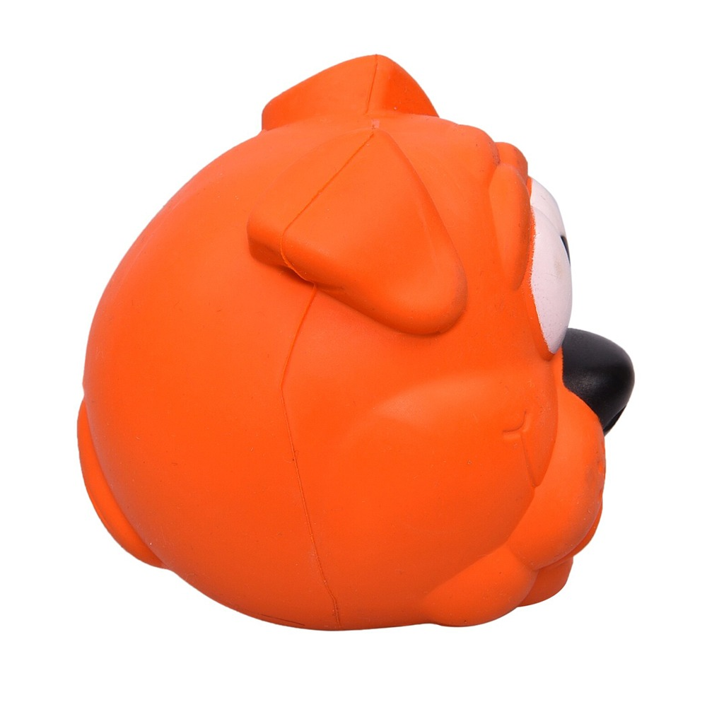 Glenand Rubber Squeaky Bulldog Ball Toy for Dogs