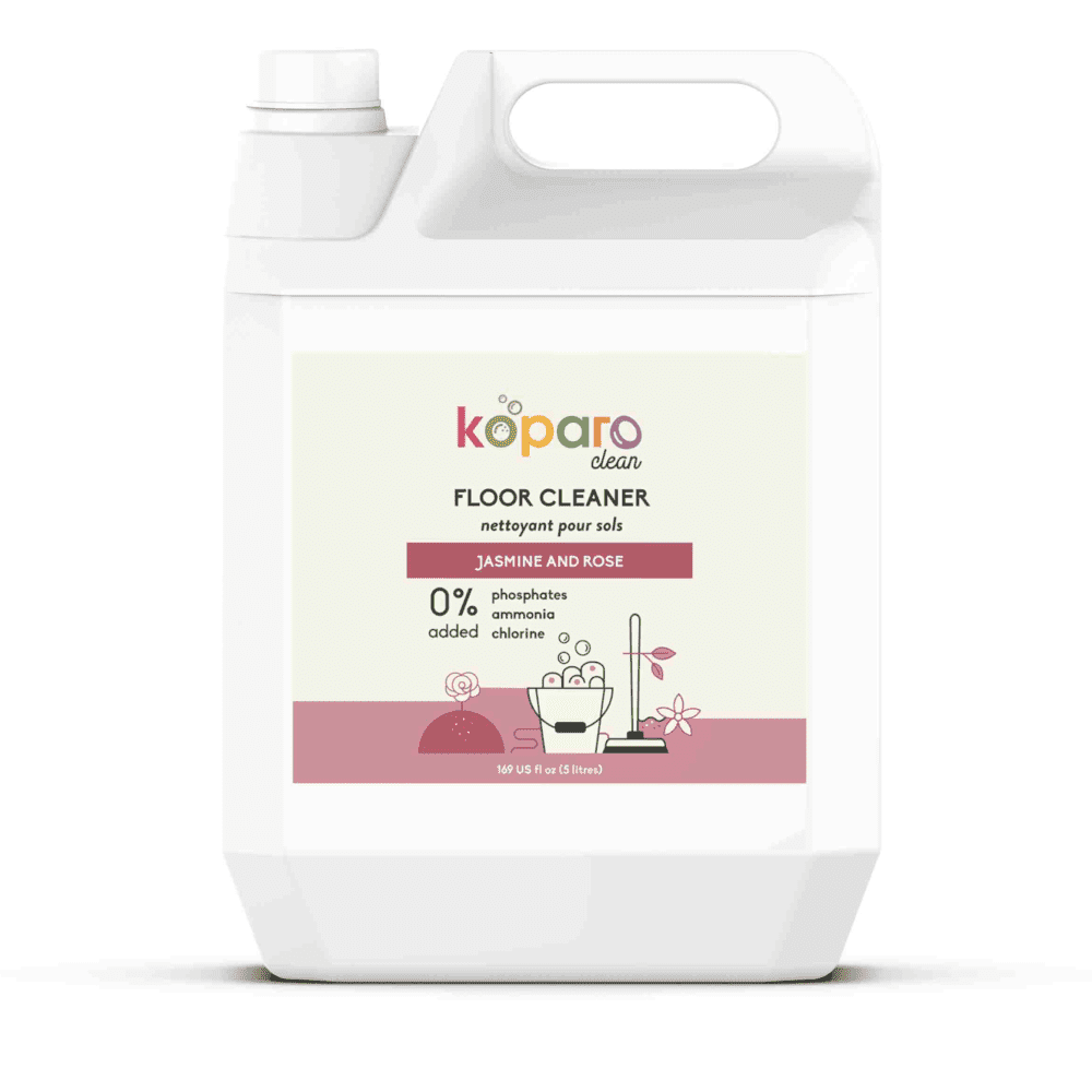 Koparo Natural Floor Cleaner Jasmine and Rose Fragrance (Pet Safe)