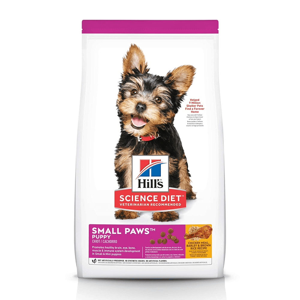 Hills Science Diet Chicken Meal & Brown Rice Recipe Small Paws Starter Puppy Dry Food