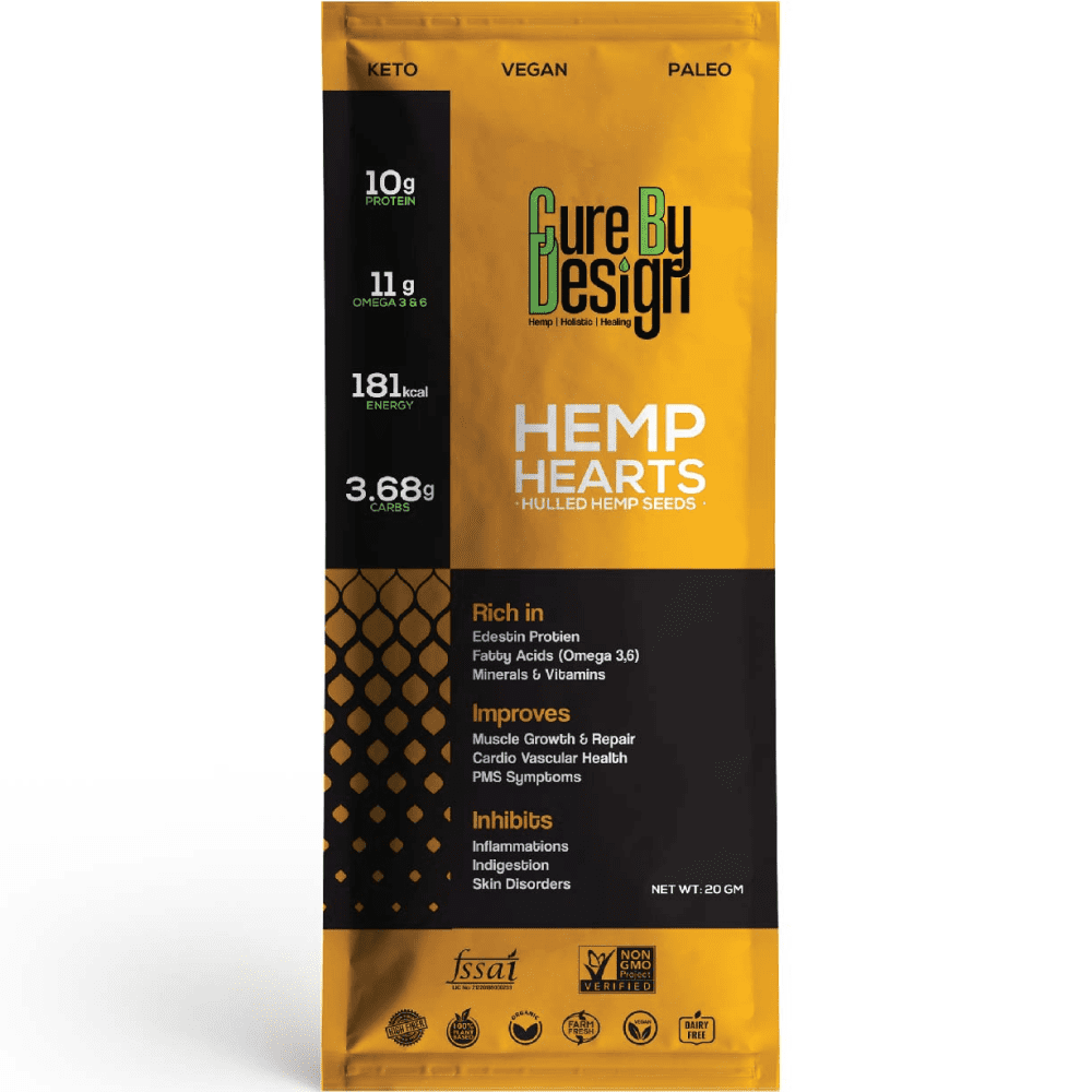 Cure By Design Hemp Hearts (Hulled Hemp)