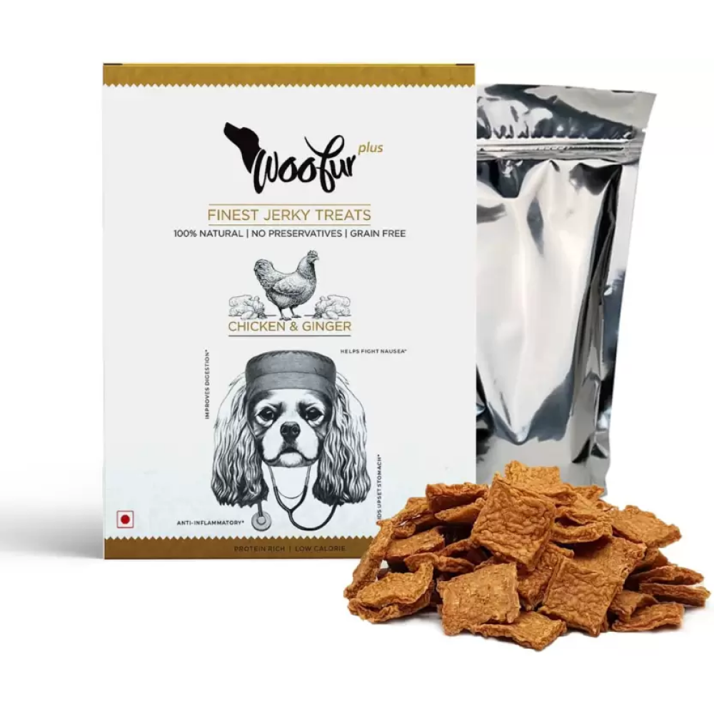 Woofur finest Jerky Chicken & Ginger Dog Treats