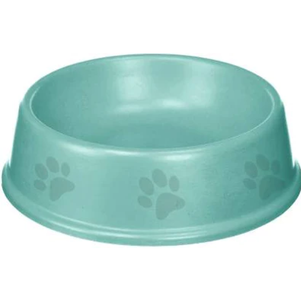 Emily Pets Single Round Bowl dog food bowls for Pets (Green)