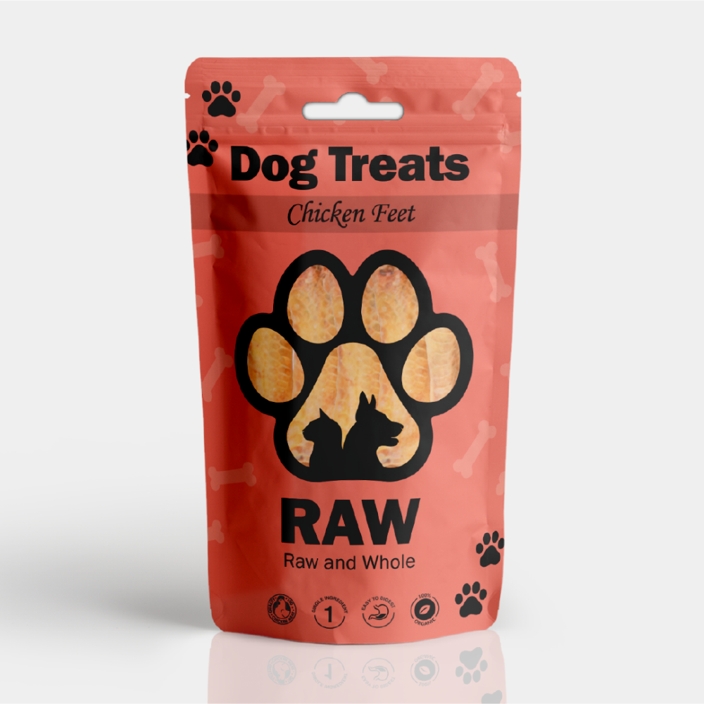 RAW Chicken Feet Dog Treats