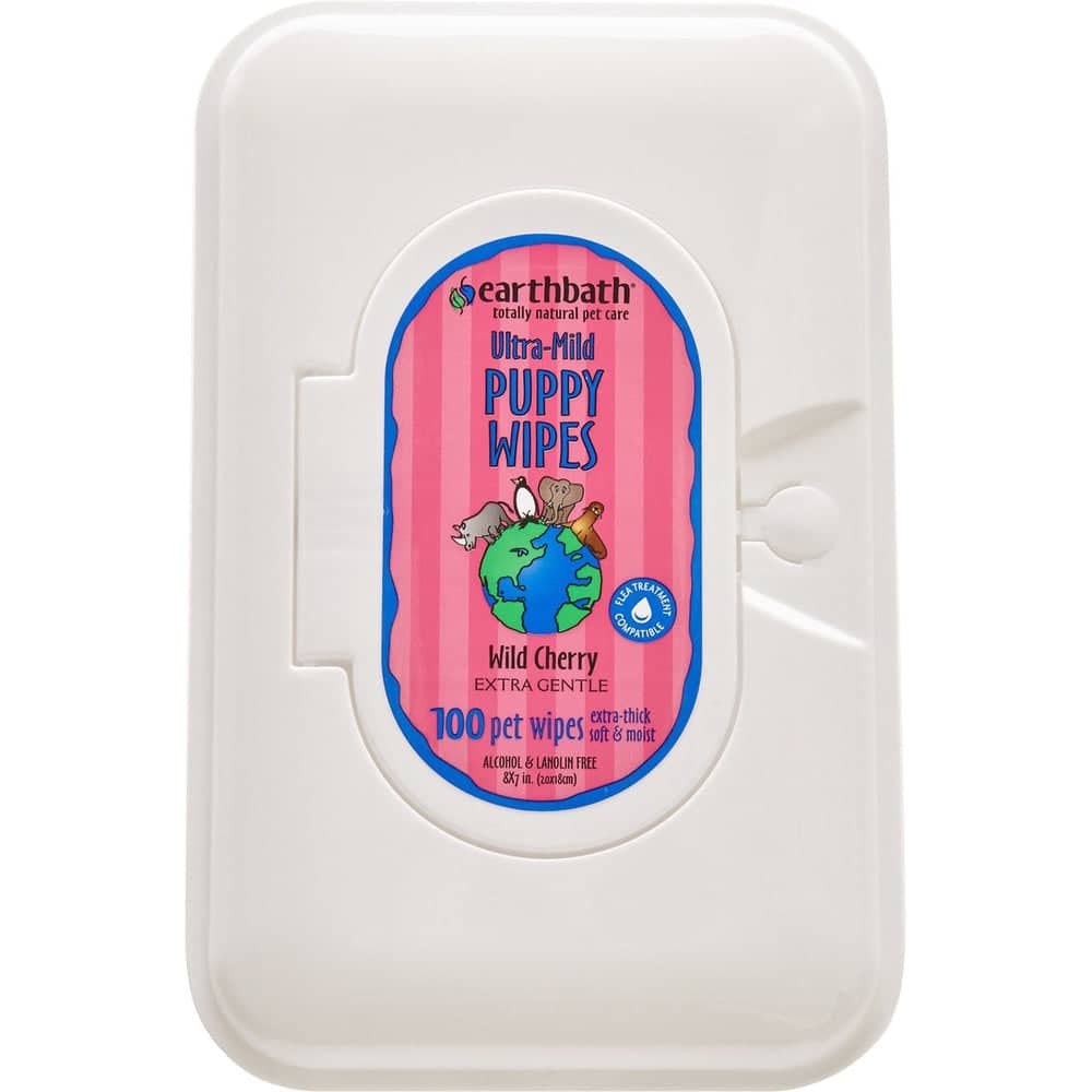 EarthBath Ultra Mild Puppy Grooming Wipes for Pets