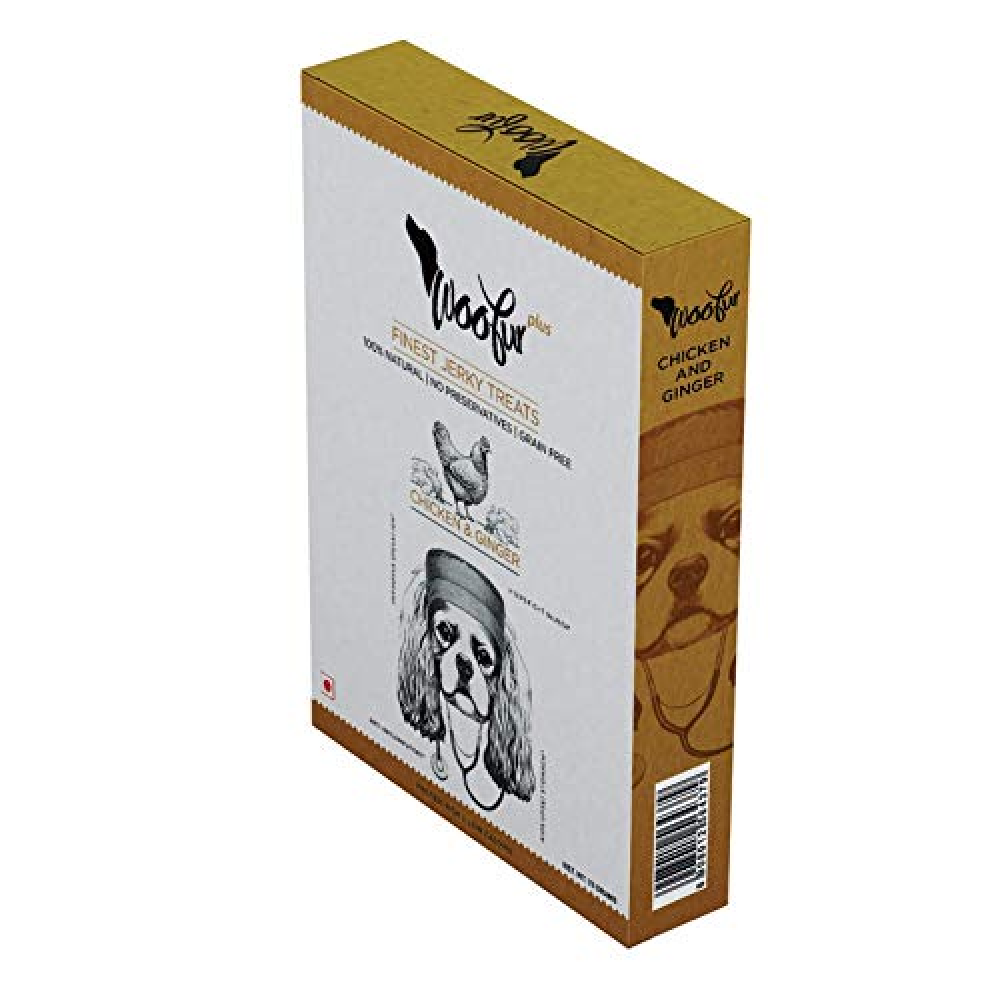 Woofur finest Jerky Chicken & Ginger Dog Treats