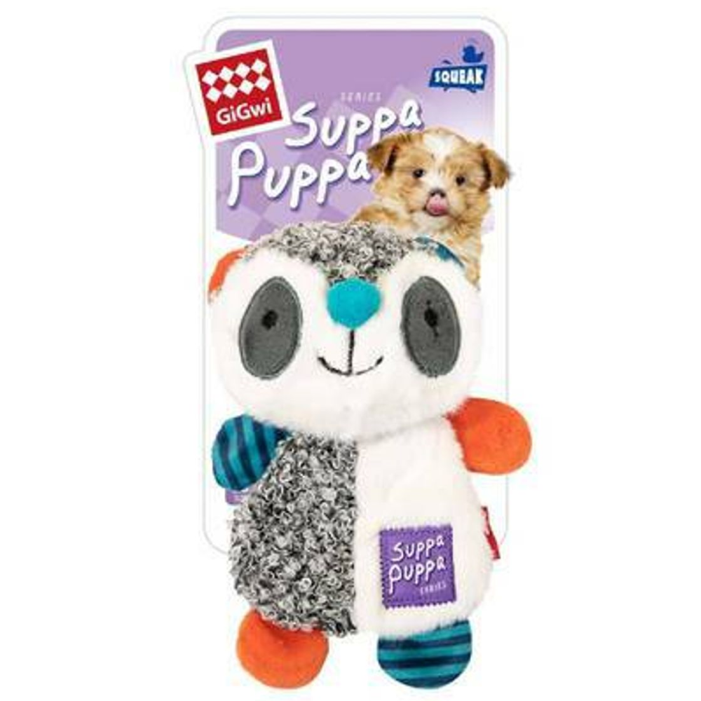 GiGwi Suppa Puppa Racoon Squeaker & Crinkle inside Toy for Dogs