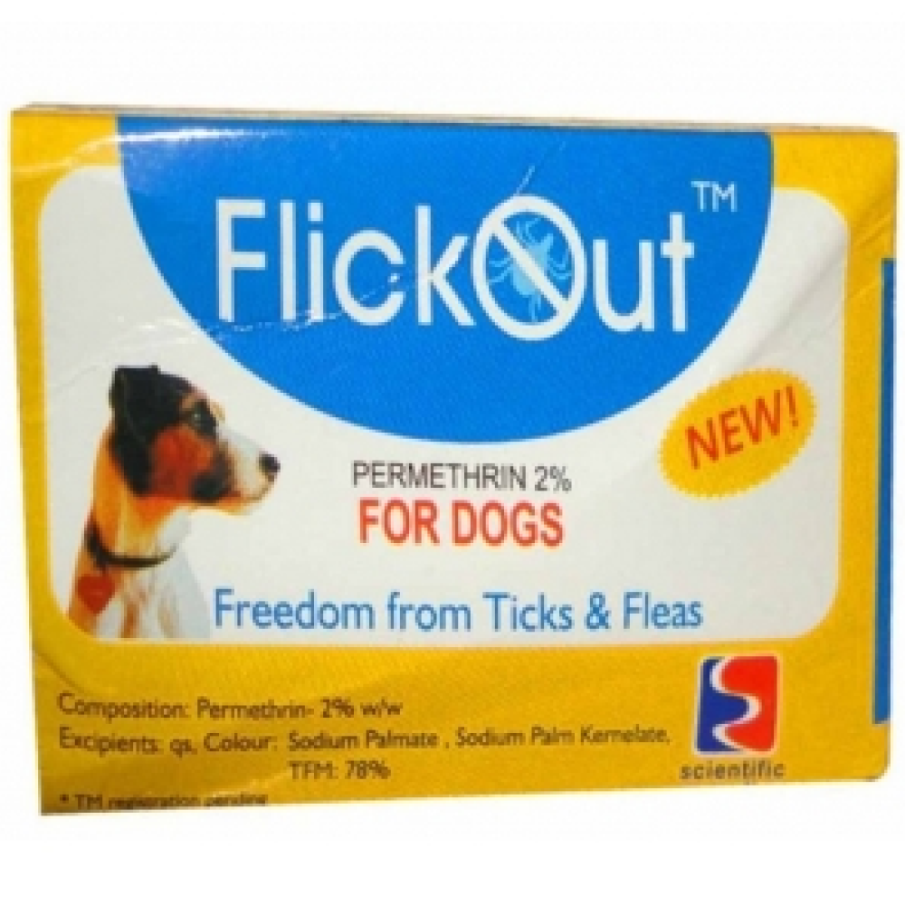Scientific Remedies Flickout Tick Soap for Dogs
