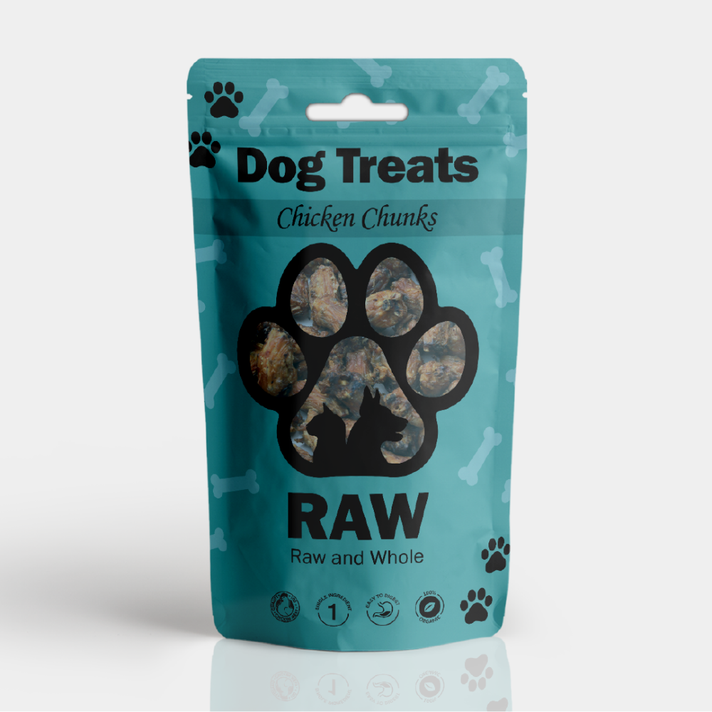 RAW Chicken Chunks Dog Treats