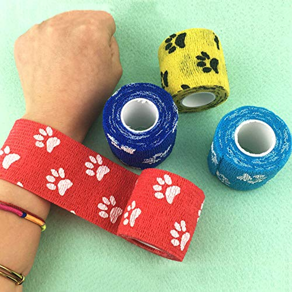 Pets Empire Paws Print Bandage for Pets (Assorted)