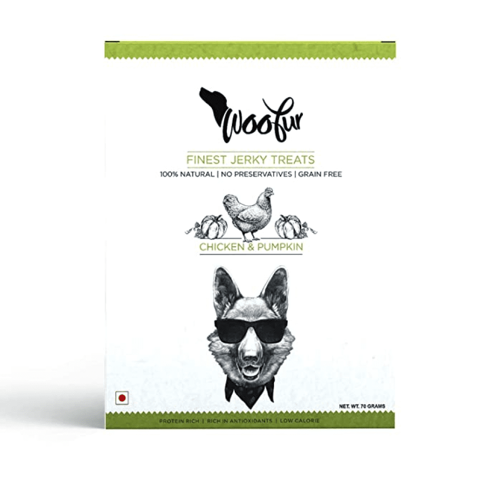Woofur finest Jerky Chicken & Pumpkin Dog Treats