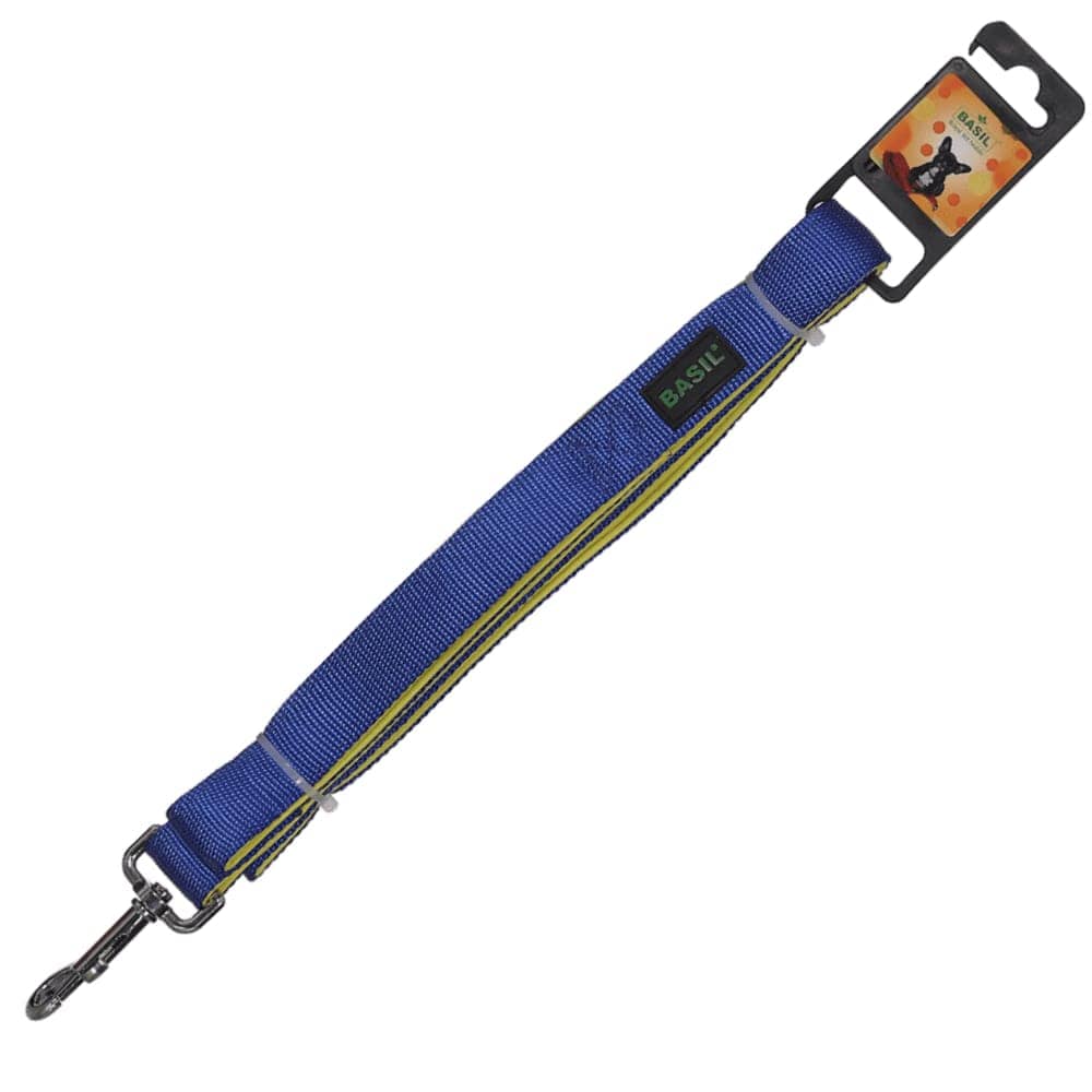 Basil Nylon Padded Leash - Blue