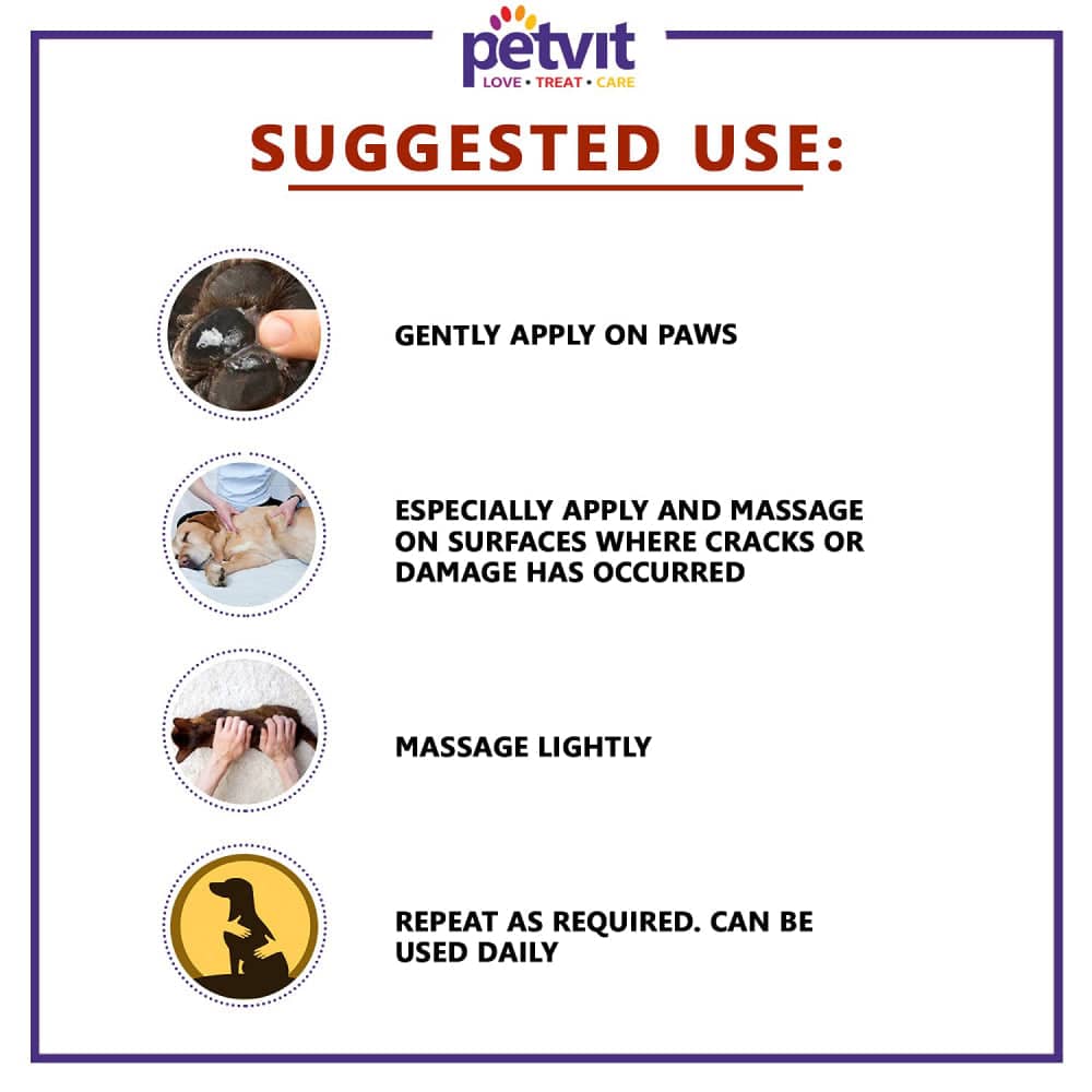 Petvit Mango Shea Butter & Lemon Grass Oil Paw Butter for Pets (Buy 1 Get 1 Free)