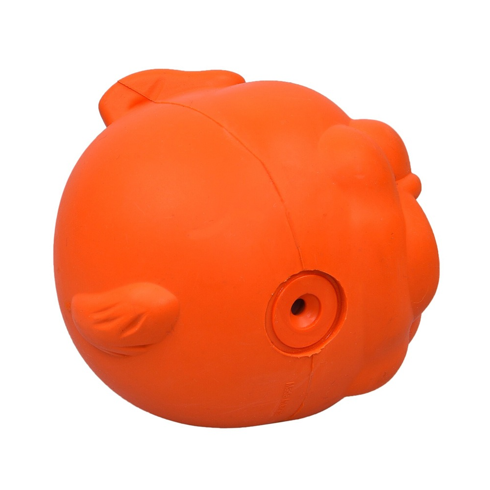 Glenand Rubber Squeaky Bulldog Ball Toy for Dogs