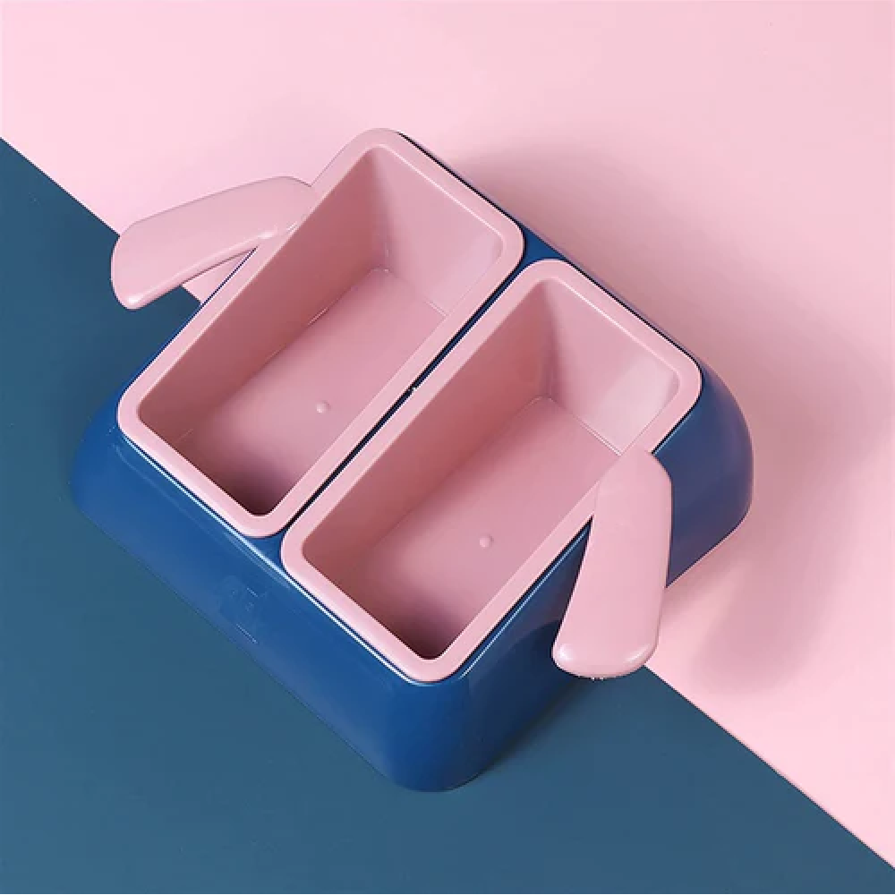 Emily Pets Rubber Base Multifunction Double Bowl For Pets