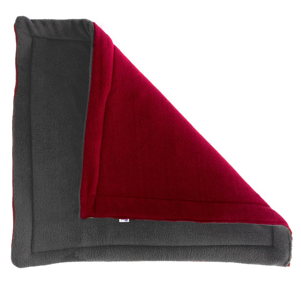 Hriku Catnip Mat for Cats (Maroon-Grey)