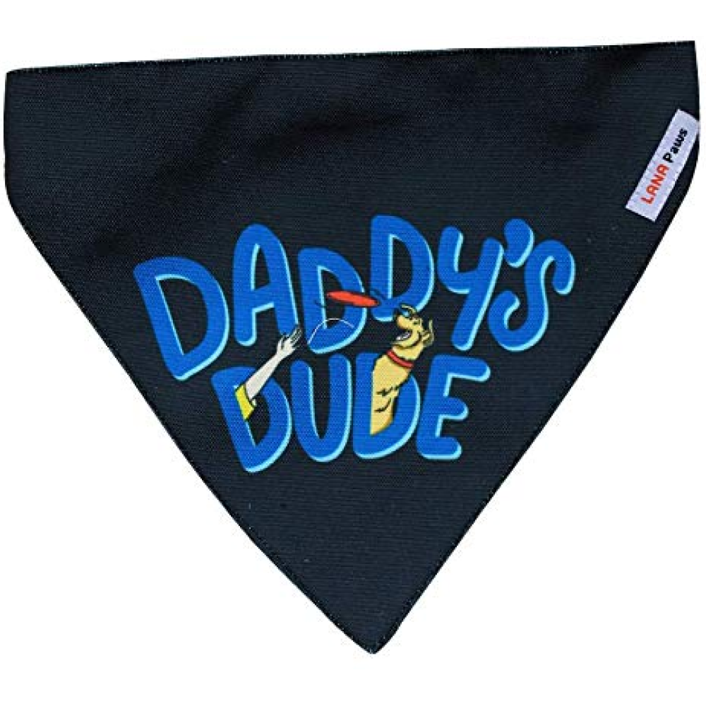 Lana Paws Daddys Dude Adjustable Dog Bandana/Scarf