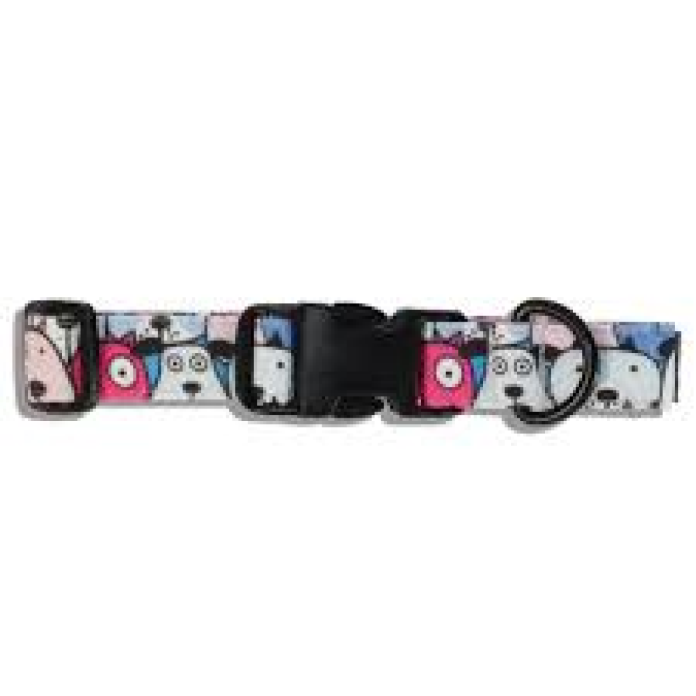 Lana Paws Googly Eyes Dog Collar-Blue