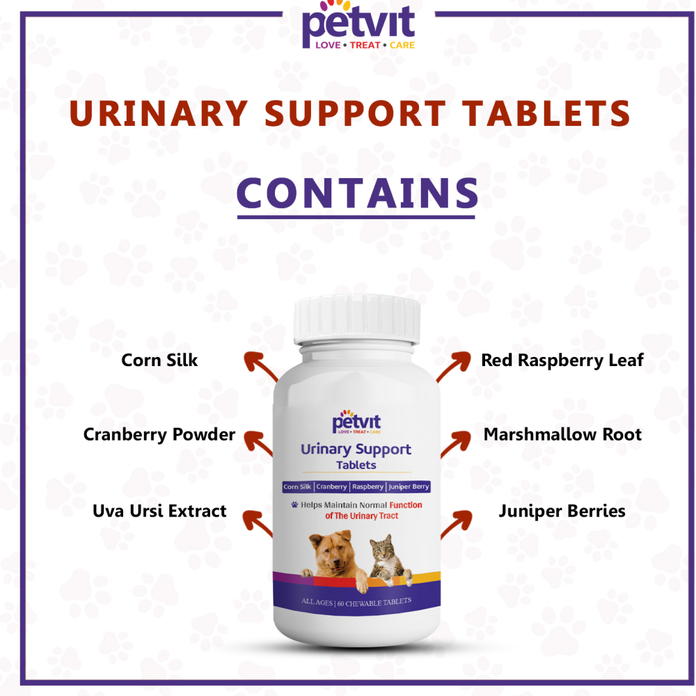 Petvit Urinary Support Tablets for Pets