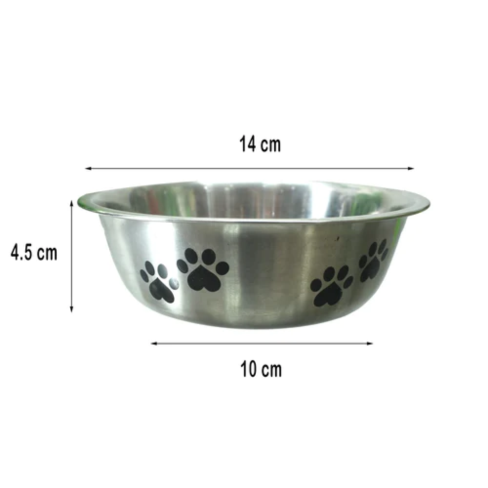 Emily Pets Dog Bowl Stainless Steel Anti Skid Bowl for Dogs