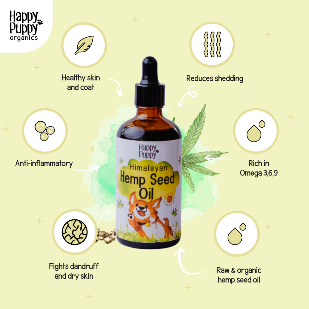 Happy Puppy Organic Hemp Oil for Pets