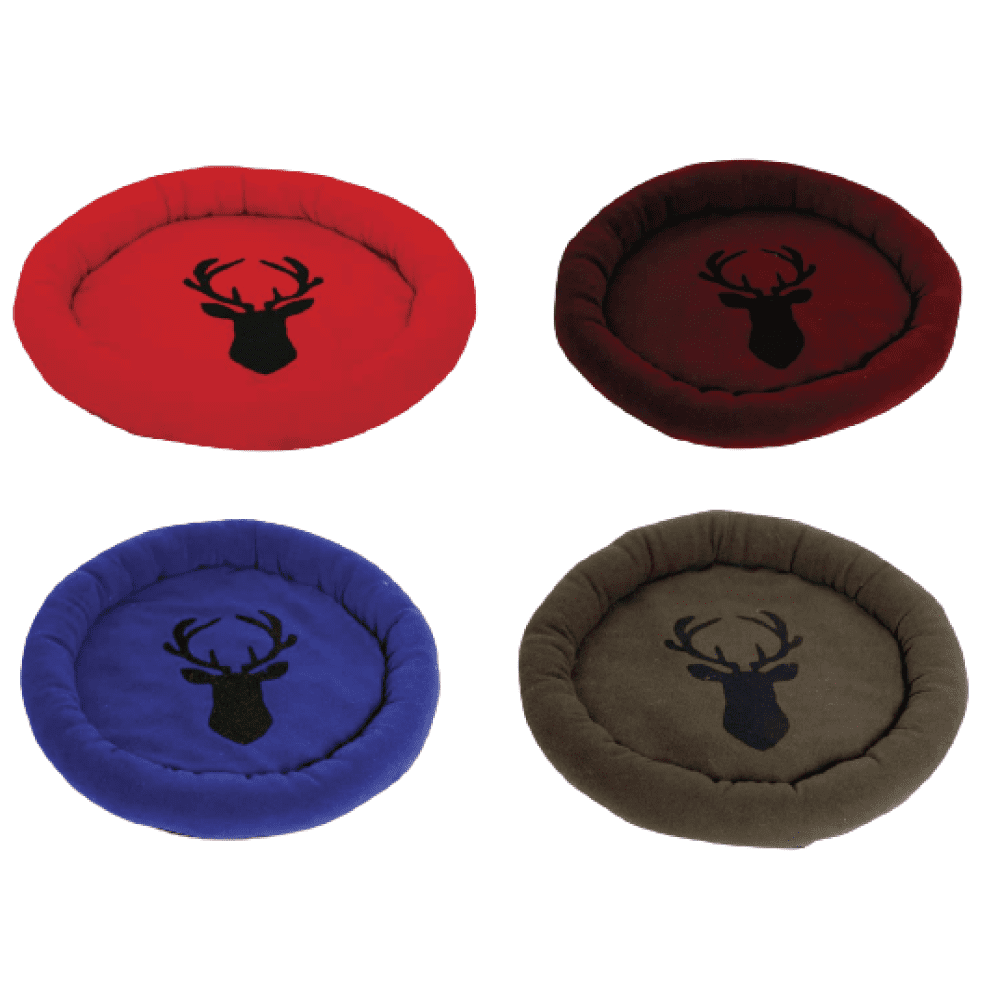 PetsPot Round Bed for Cats (Assorted)(50 x 50 x 8 cm)