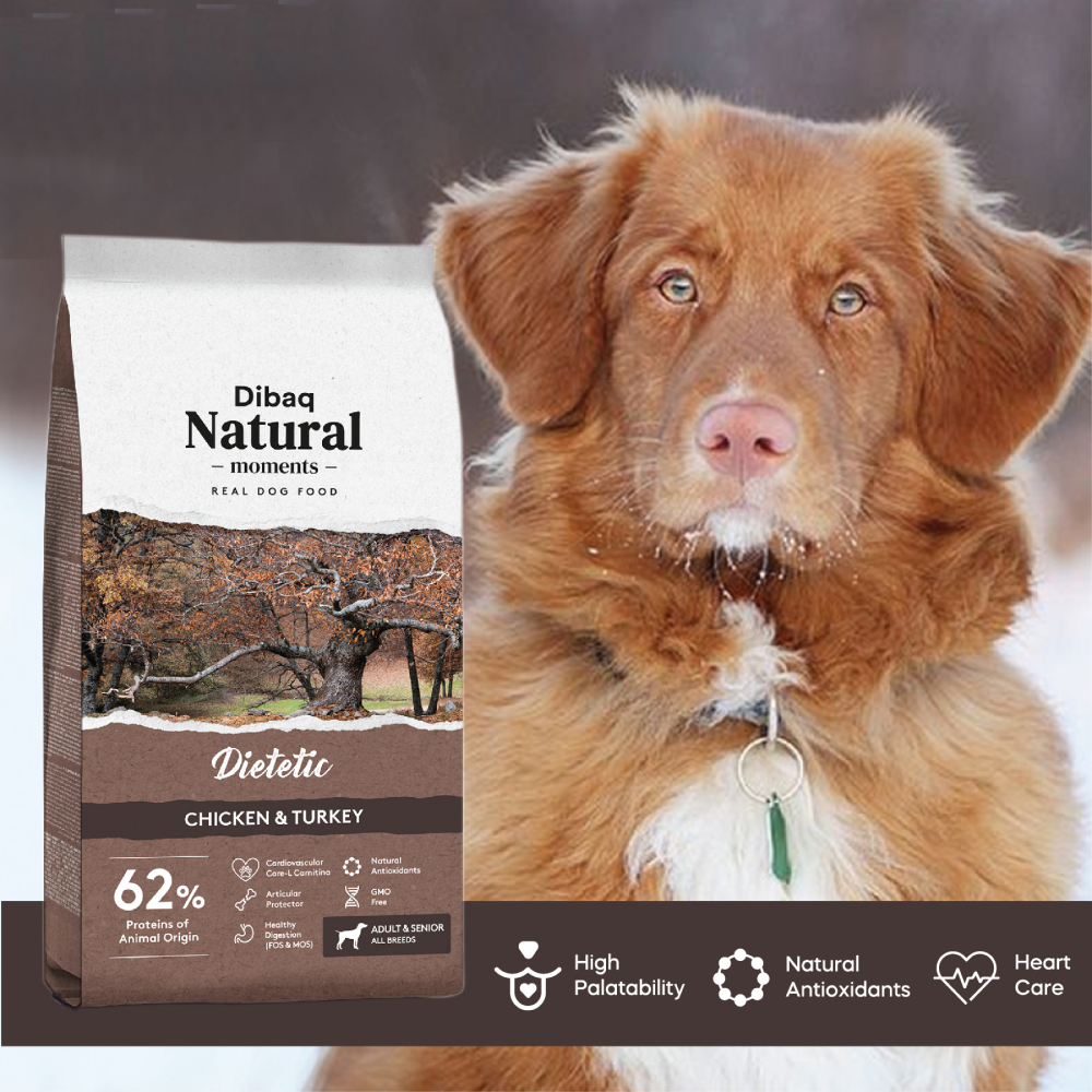 Dibaq Natural Moments Chicken And Turkey Dietic Adult Dry Dog Food
