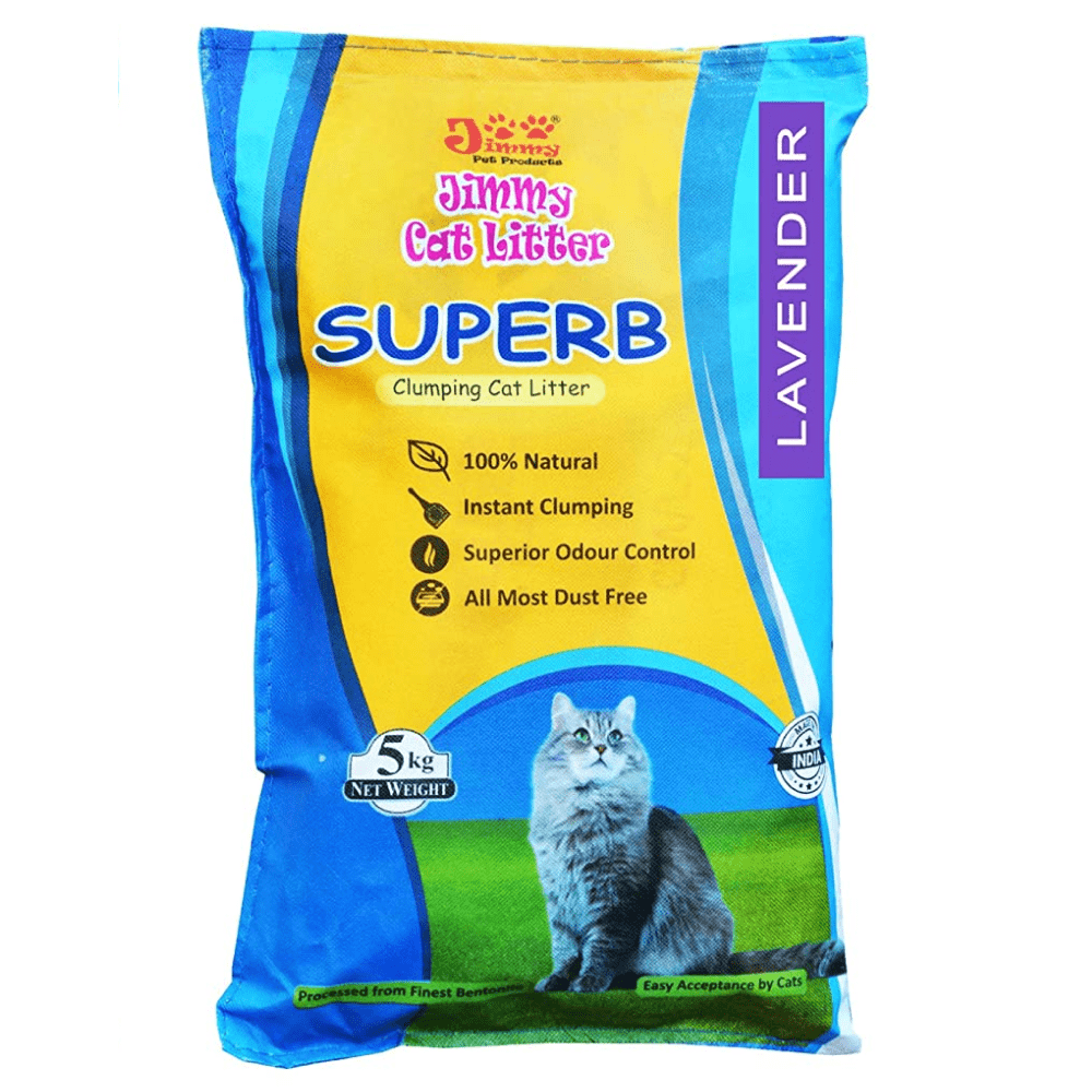 JiMMy Cat Litter Superb Clumping Lavender Fragrance for Cats