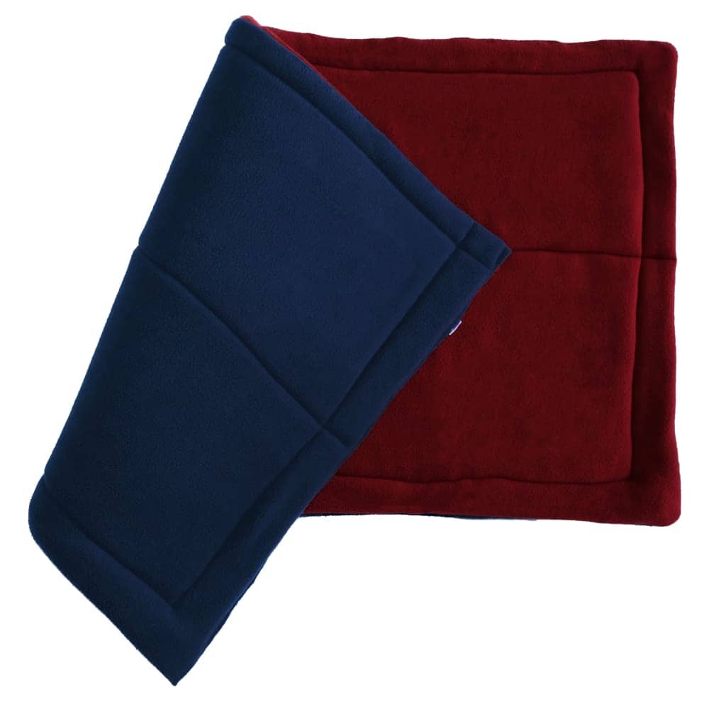 Hriku Catnip Mat for Cats (Maroon-Blue)