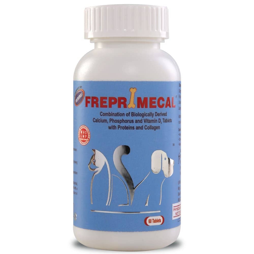 Freossi Freprimecal Daily Calcium Supplement Tablets for Pets