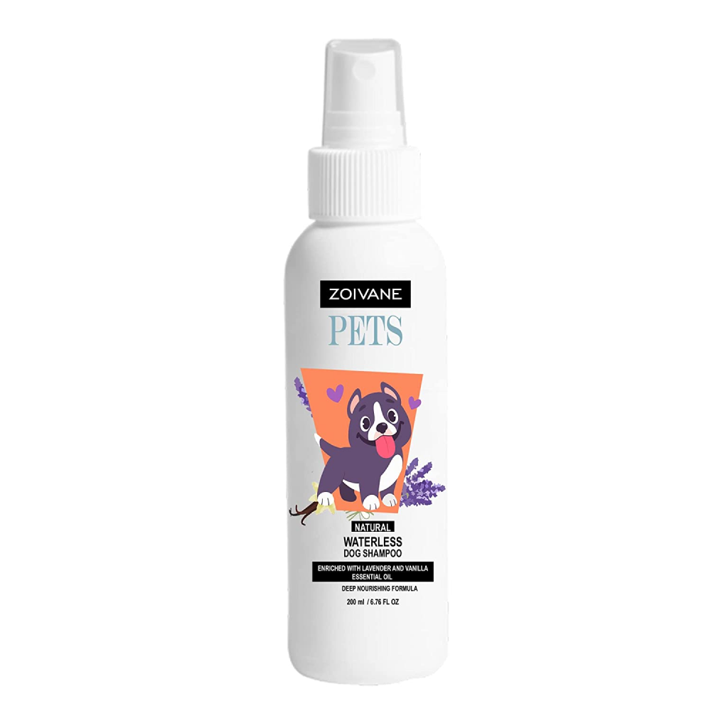 Zoivane Waterless Shampoo for Dogs (Vanilla and Lavender)