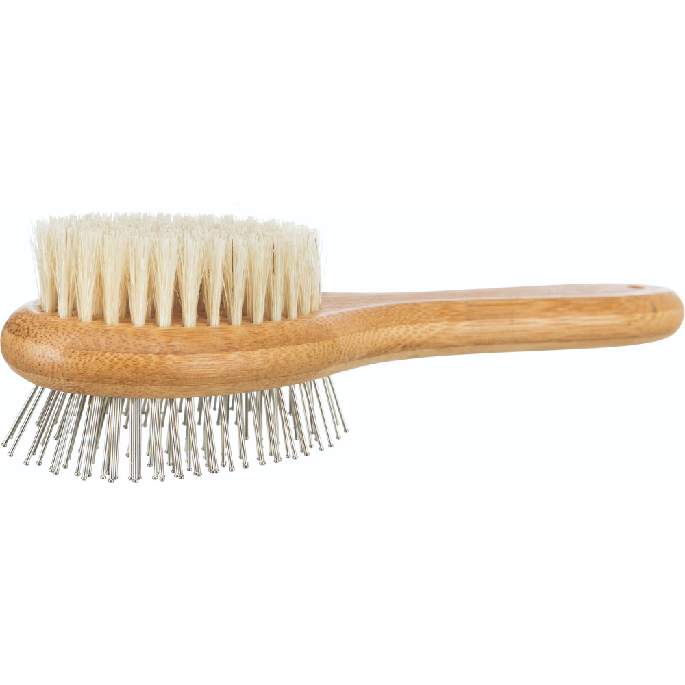 Trixie Double-Sided Bamboo Brush for Dogs