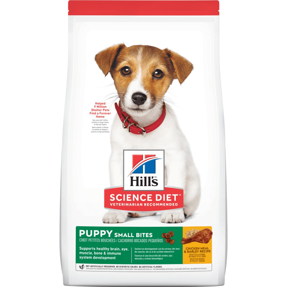 Hills Science Diet Chicken Meal & Barley Rice Recipe Small Bites Puppy Dry Food